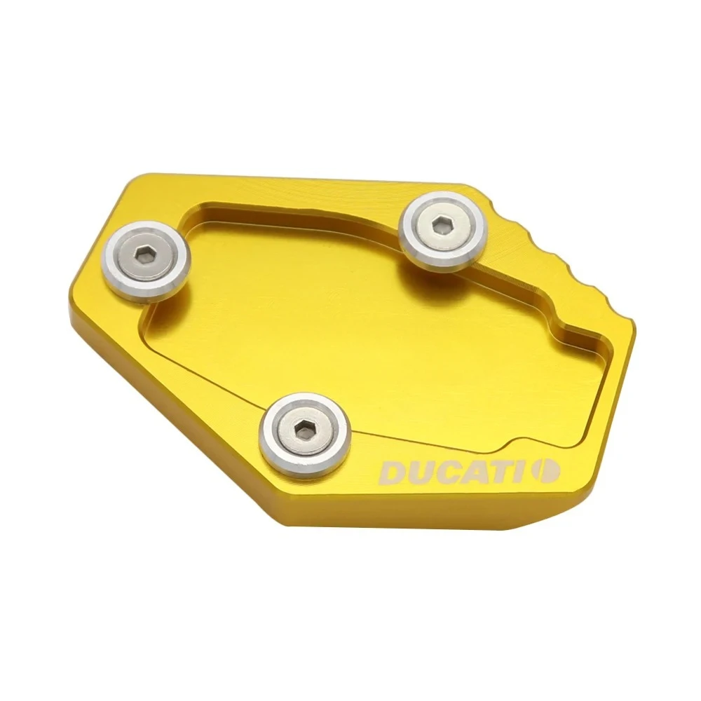 Motorcycle CNC Kickstand Foot Side Stand Extension Pad Support Plate For DUCATI MONSTER 795 796 821 1200 1200S Multistrada 1200 - Image 3
