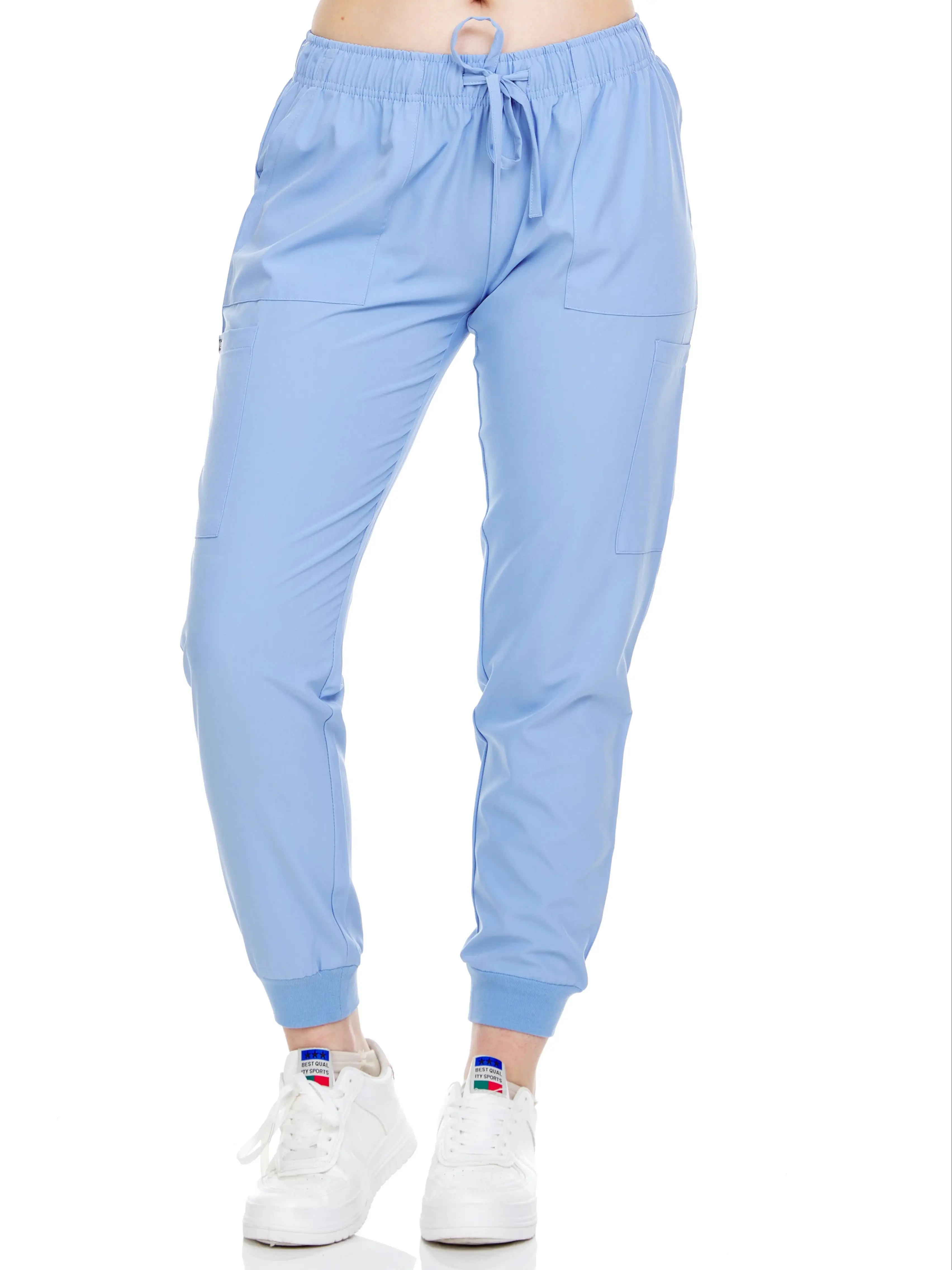 HEAL+WEAR Women's Jogger Scrubs Pants Multiple Convenient Pockets. 4-Way Stretch Spandex. Wrinkle-Resistant