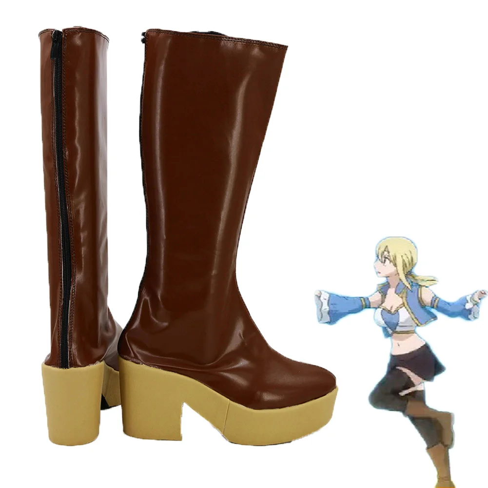 Anime FAIRY Cosplay TAIL Lucy Heartfilia Lange stiefel Halloween Kostüme Outfits Zubehör Party Uniform Karneval Rolle Spielen Requisiten