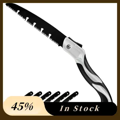 A60Z 고속 쇠톱 블레이드, 야외 정원 손 톱 목공 톱이있는 상단 휴대용 접이식 다기능 손 톱