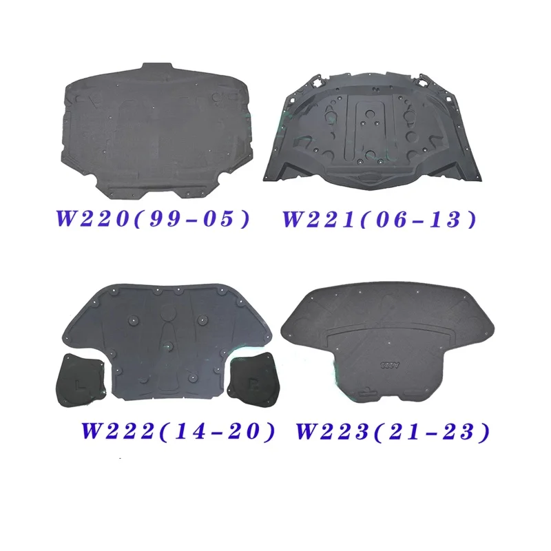 

Звукоизоляционные накладки на капот для Mercedes-Benz S-Class S350 S300 S400 W222 W223 99-23, передняя звукоизоляционная крышка
