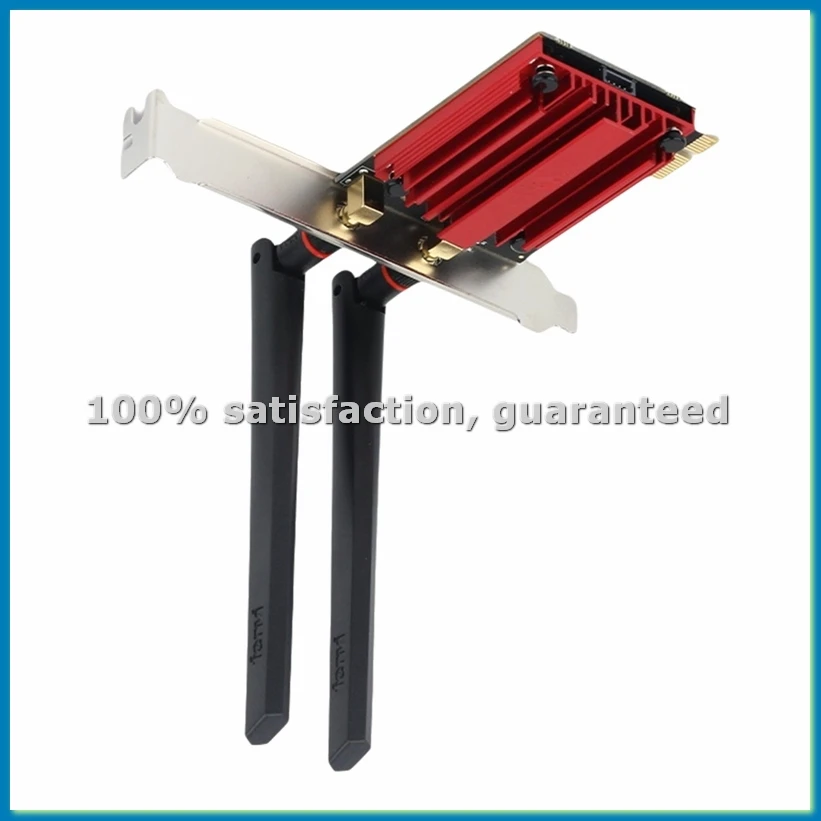 

Wi-Fi адаптер WiFi 7 BE200 PCIE для Bluetooth 5.4, трехдиапазонный (2.4G/5G/6ГГц), 8774 Мбит/с, BE200NGW, беспроводной сетевой адаптер Win11-A09I