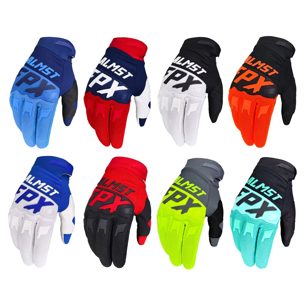 Almst Fpx gants de moto à doigt complet pour hommes et femmes moto tout-terrain vtt ATV vélo course gants de cyclisme Protection