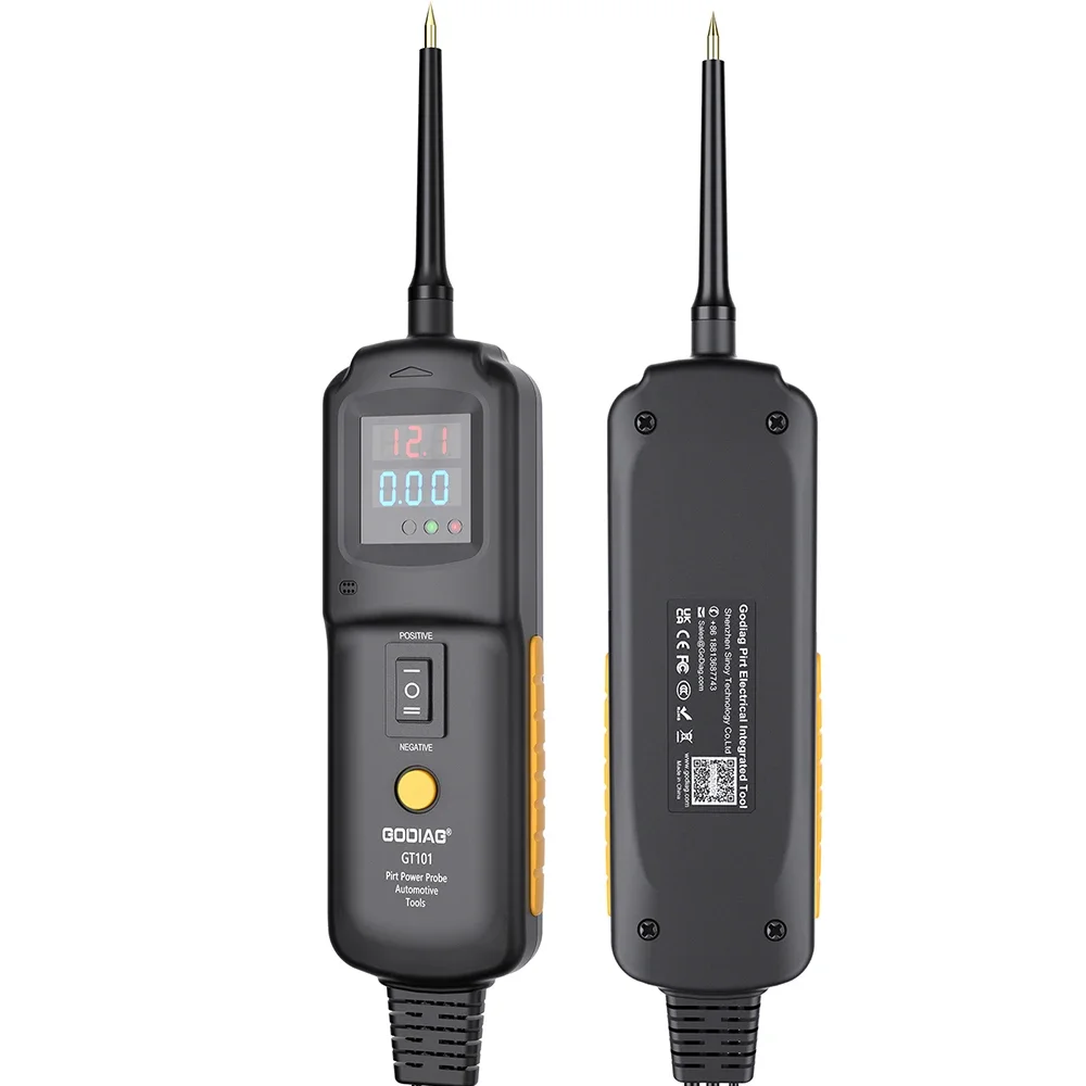 GODIAG GT101 PIRT Power Probe + Car Line Fault Finding + Fuel Injector Cleaning + Relay Testing