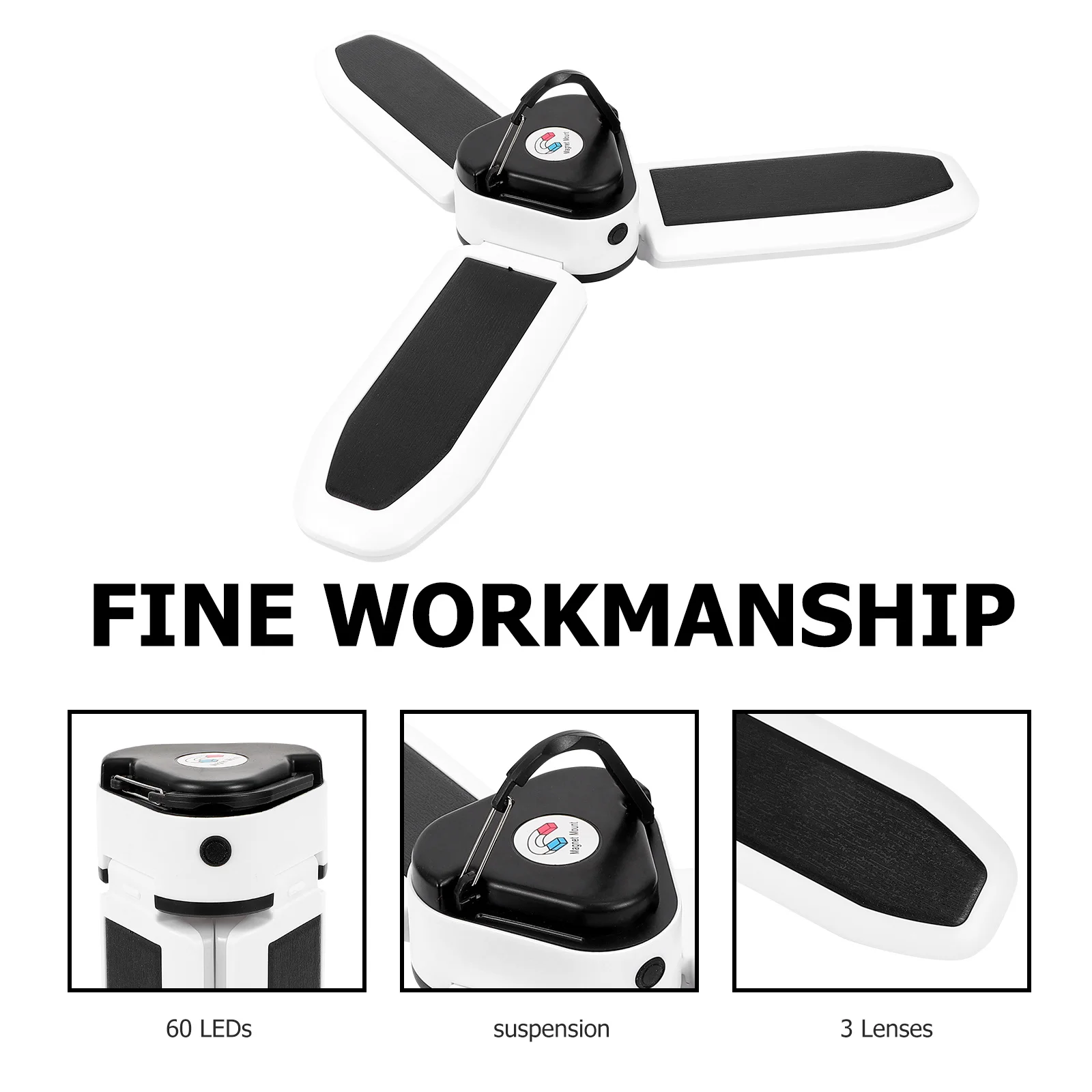 

1Set Foldable LED Outdoor Camping Light USB Rechargeable Emergency Tent Lamp Durable ABS Practical Outdoor Lamp