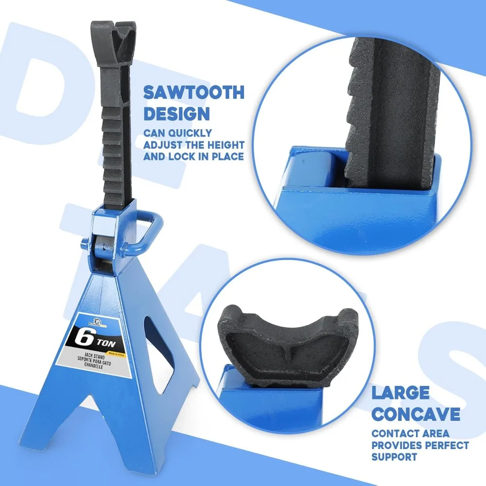 حامل مقبس السيارات الفولاذي عالي التحمل بسعة 6 أونصة مع ارتفاع قابل للتعديل لاستخدام المرآب ومتجر الإصلاح