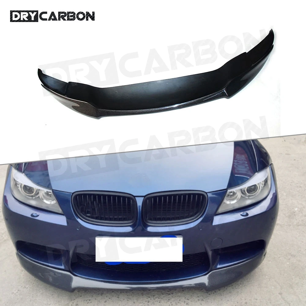 

V Style Carbon Fiber Front Bumper Lip Chin Spoiler Car Body Kits Accessories FRP for BMW 3 Series E90 E92 E93 M3 2009 - 2012