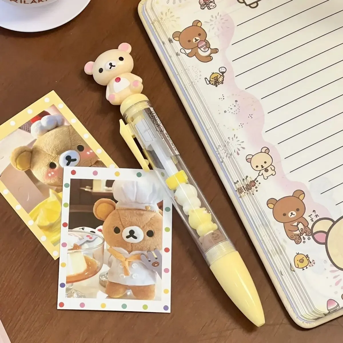 Rilakkuma Korilakkuma Smooth Writing Press Schwarzer Kugelschreiber Neutraler Stift Schreibwaren für Studenten Geburtstagsgeschenk für Klassenkameraden – Detail 6