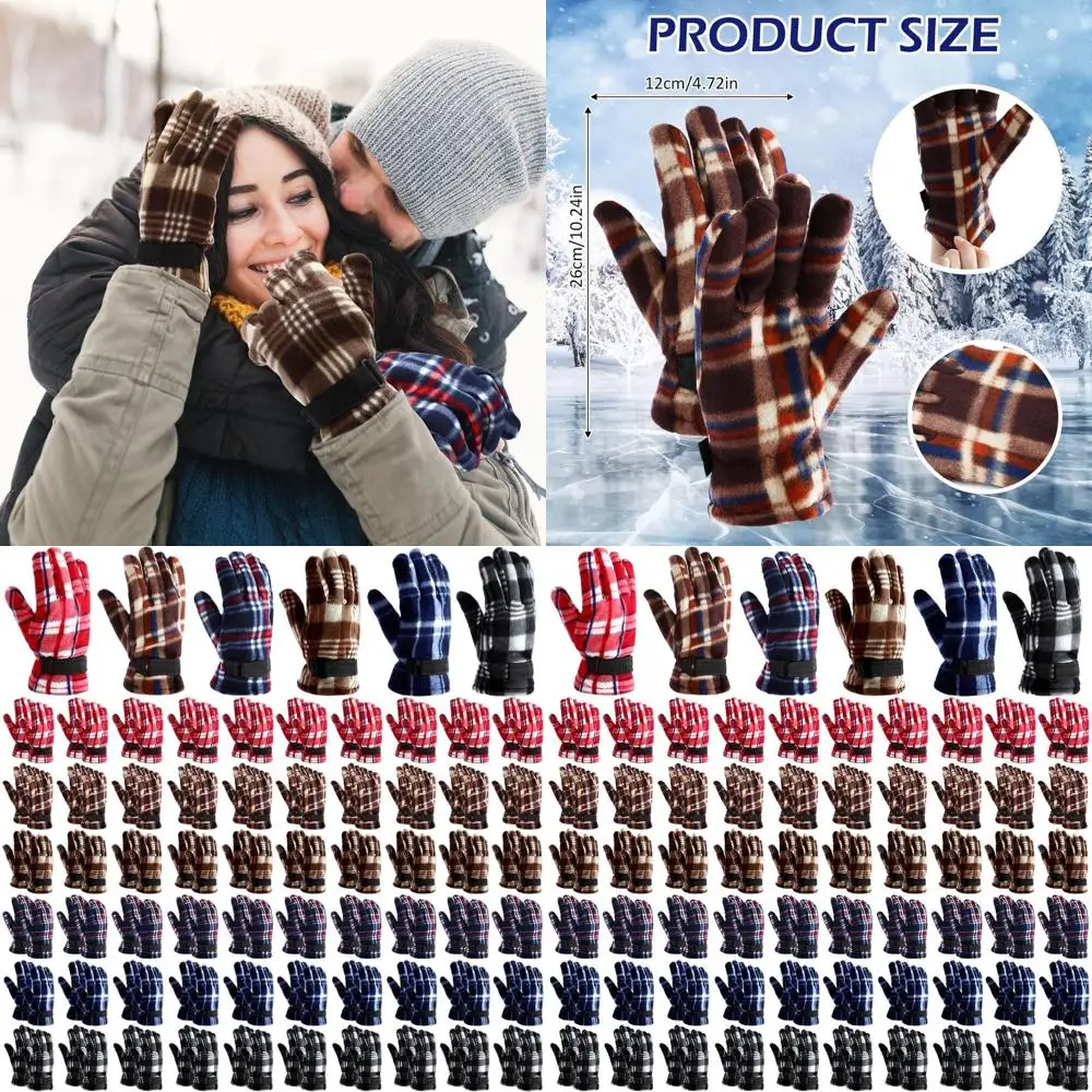 

Bulk Men's Women's Fleece Gloves - Soft, Warm, Cozy for Cold Weather Driving & Sports