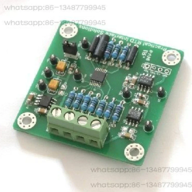 4-Wire PT100 RTD Analog Front End, Ultra Precision Wide Range Temperature Measurement Module