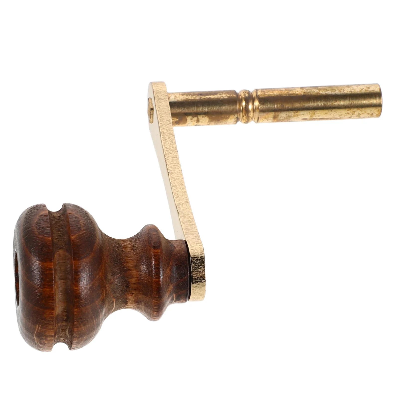 

Grandfather Clock Crank 4mm Metal Wind Up Key Wooden Handle Mantel Pendulum Clock Repair Maintenance Tool