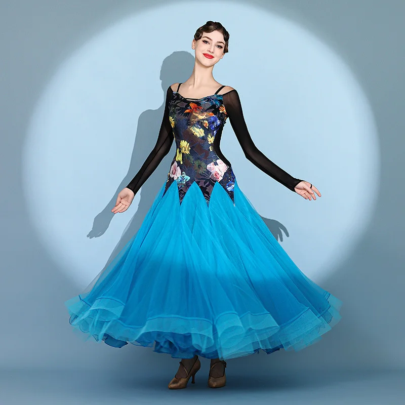 ชุดเดรสสำหรับแข่งขันเต้นรำบอลรูมผู้หญิง ODBD1385 ขายดี คุณภาพสูง ประสิทธิภาพเยี่ยม