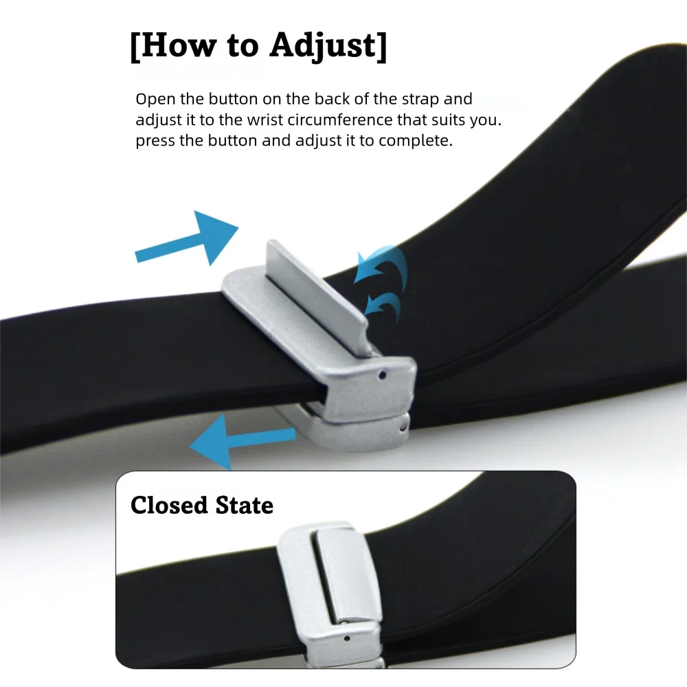 Loop Band+Magnetic Buckle For Samsung Galaxy Watch 8 40mm/44mm Bracelet Skin-friendly Silicone Smart Watch Strap for Man Woman