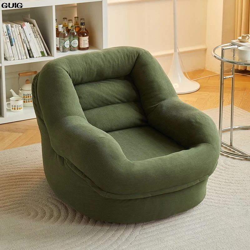 

GUIG Lazy Sofa Tatami Small Bedroom Balcony Single Can Lie Or Sleep Nest Sofa Network Red New Small Sofa Bean Bag Chairs