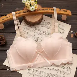 Women's Non-marking Bra Set Small Breasts Gathered on the Support Invisible Girl Bra Strapless Thin Section Bra