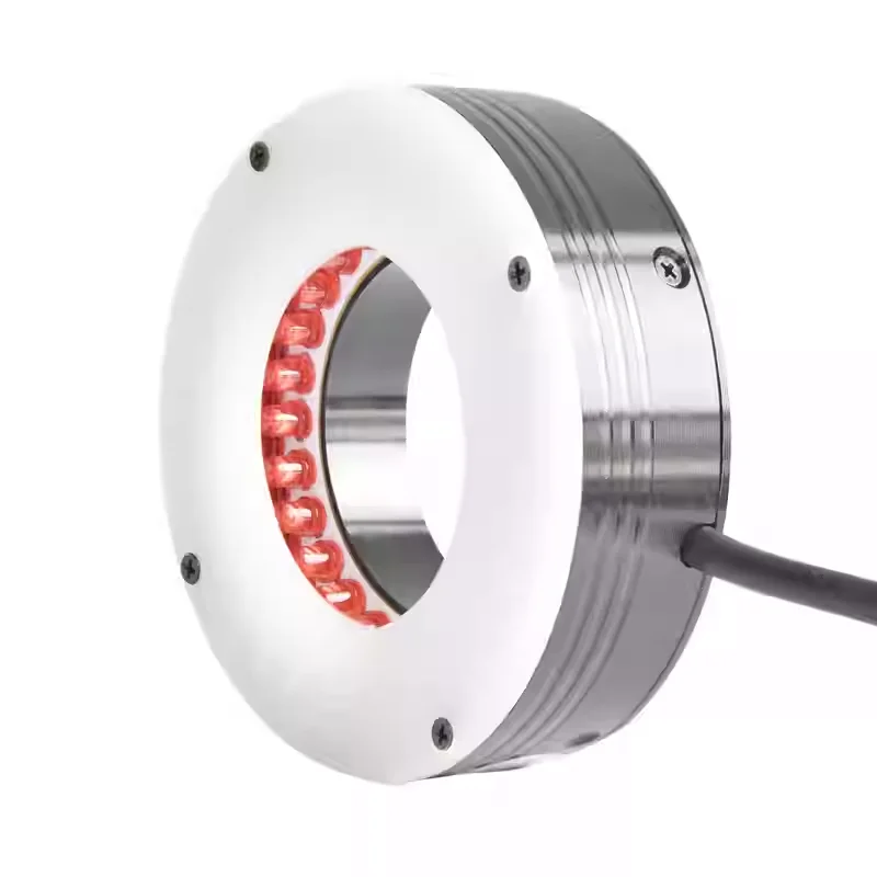 

90-Degree Vertical Ring Light Source, Visual LED Lighting, Automated Industrial Inspection, Circular Visual Light Source