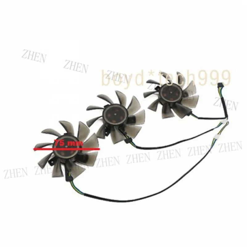 

Вентилятор Y FD8015H12S для видеокарты Amd XFX Radeon VII RadeonVII, кулер, вентиляторы