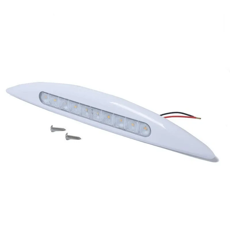 1Pc RV Car Lights Sunshade Lights Awning Light White 10 LED Lamp for Elddis Coachman Caravan and Motorhome Car Lights 12V
