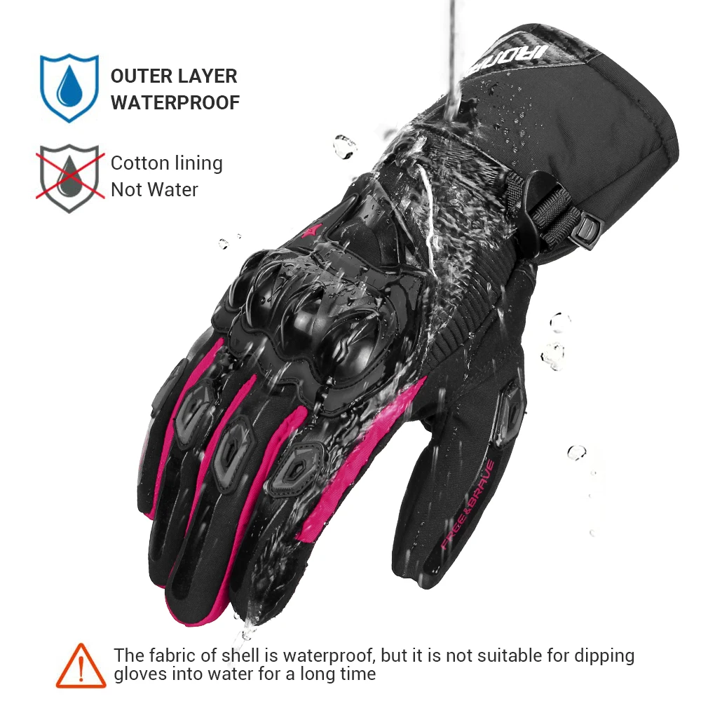 Motorcycle Gloves Touch Screen Men Women Bike Moto Gloves Waterproof Riding Motorcycle Bicycle Gloves