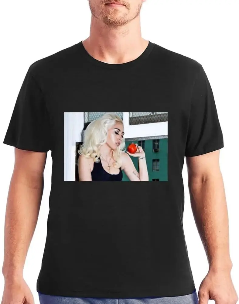 Kali Uchis Men's Comfort Cotton Crew Neck Short Sve T-Shirt Black Anime Graphic T-shirts for Men Clothing Women Tees Y2K tops Un