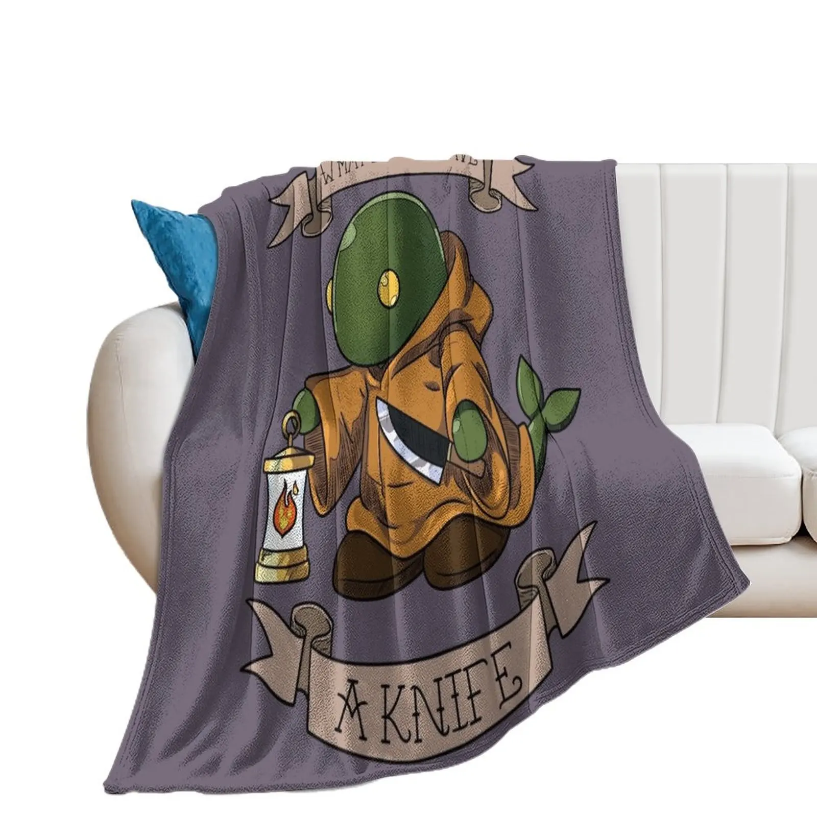 

Tonberry, A knife!! Throw Blanket heavy to sleep Decoratives Picnic Luxury Throw Blankets