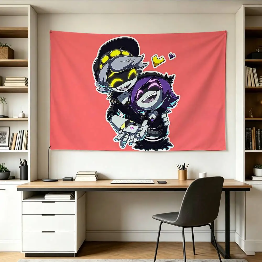 Sci-Fi Animation M-Murder Drones   Flags Wall Hanging Background Art Banner for Bedroom Home Outdoor Decor
