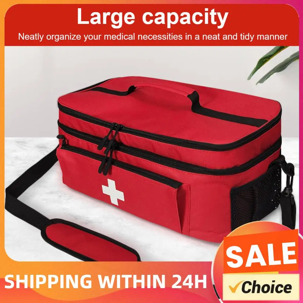 Pill Bottle Organizer Empty Travel Emergency Kit Medication Organizer Medication Travel Case for Home and Travel