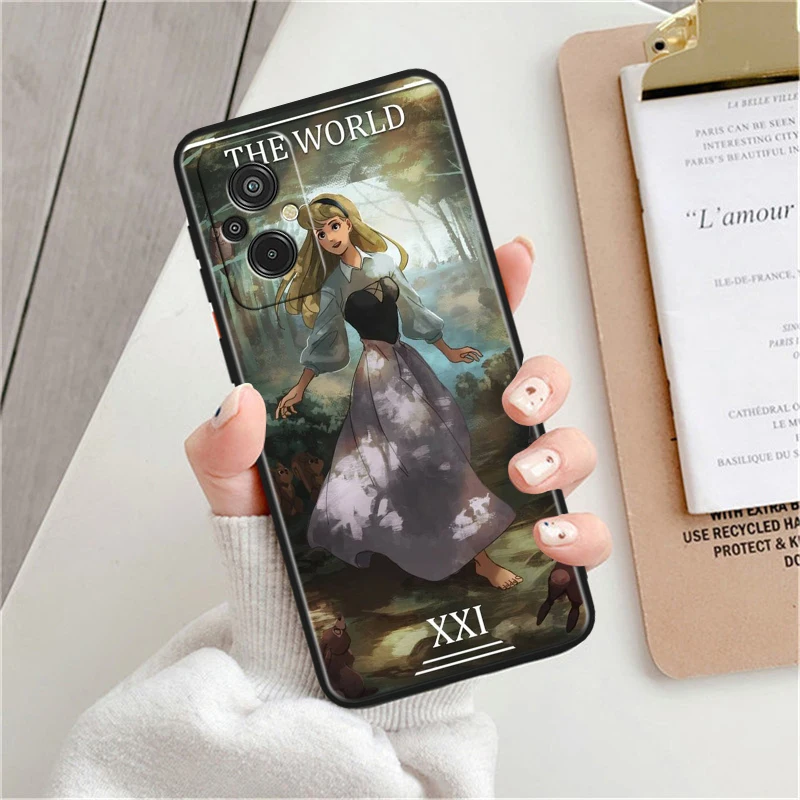 Disney Sleeping Beauty For Xiaomi Redmi 12C 11A 11 10C 10X 9T 9C 9AT 9A 8A 7A S2 6A A1 Plus Black Soft TPU Phone Case