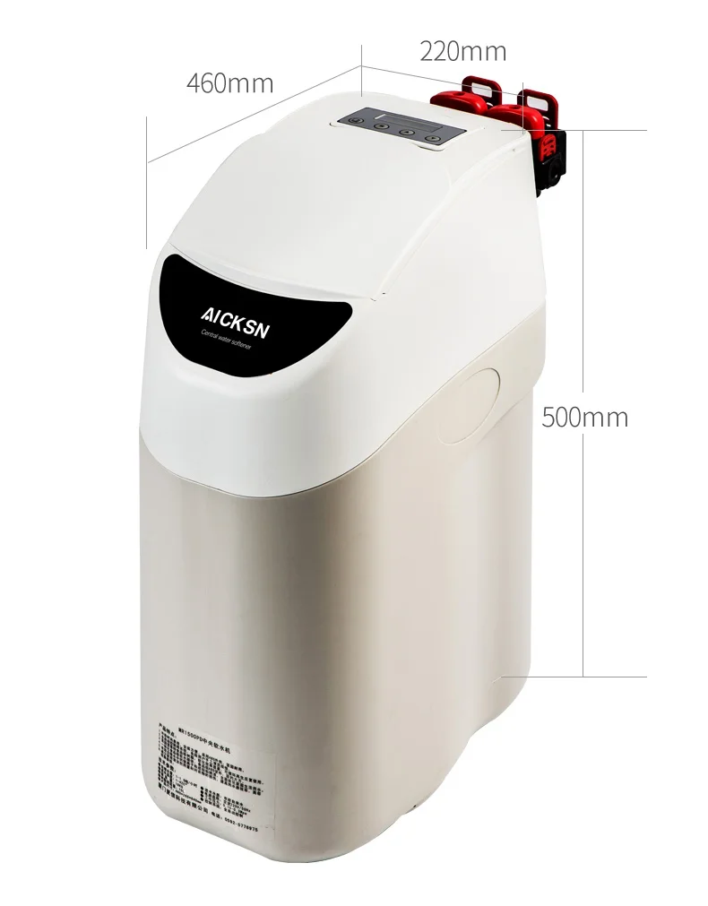 

RS-1.5T Water Softener 1.5T Per Hour Cationic Resin Remove the Calcium and Magnesium Clamping Connect Prevent Leakage