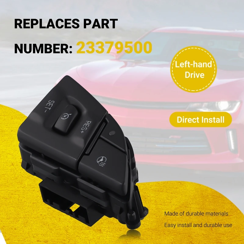 

Multi-Purpose Upgraded 23379500 Car Cruise Control Switch Regulator Button