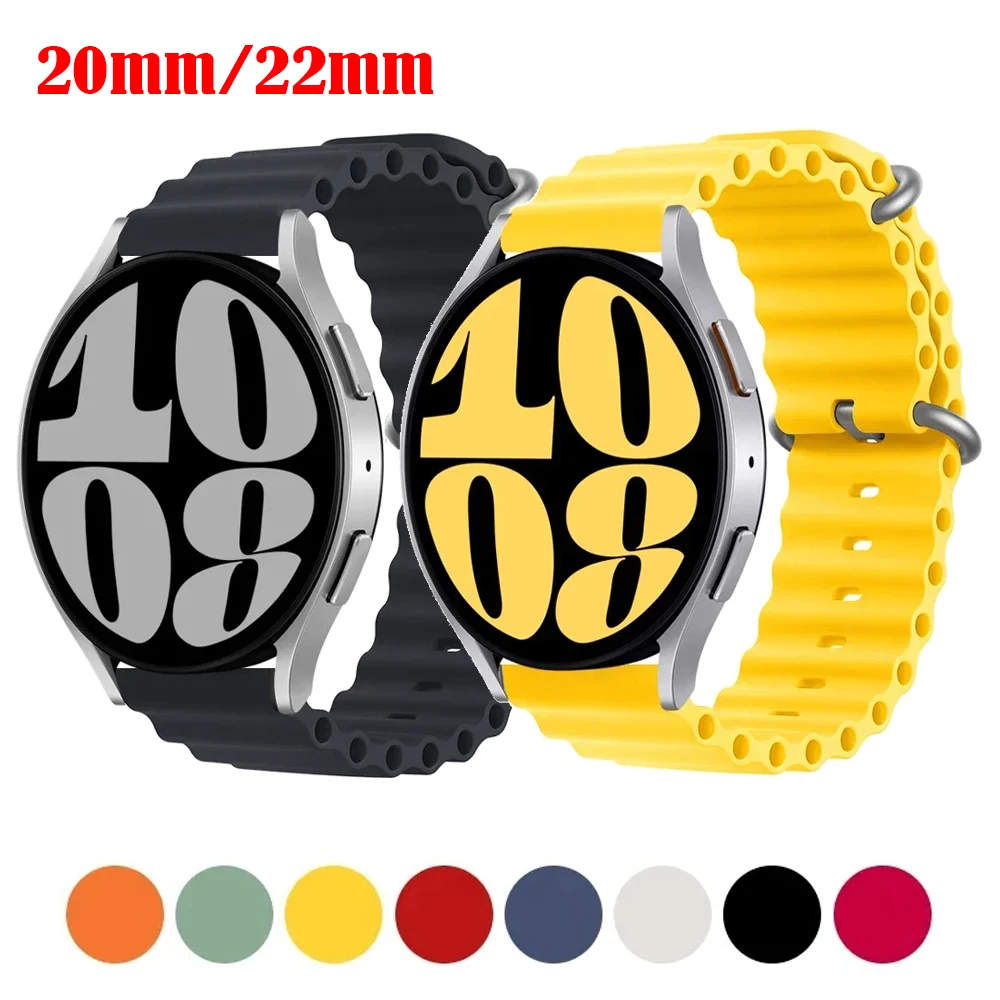 

20mm/22mm Strap For Samsung Galaxy Watch Active 2 40mm 44mm 3 Gear Sport Wrist Bracelet Replacement Watchband 20mm 22 Watch Band