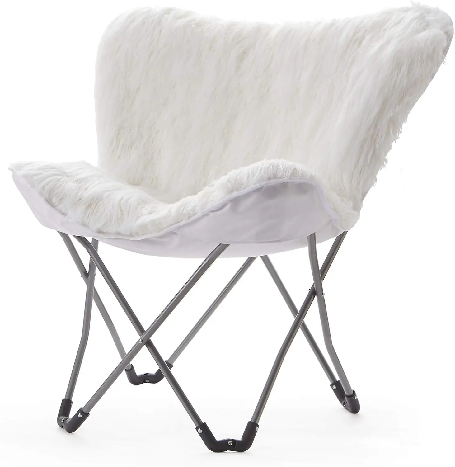 

Fur Butterfly Chair - White Work chair Ergo mesh chair Nail chair Cheap gaming chairs Gaming chair pink Silla gaming oferta