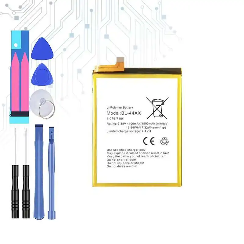 

BL-44AX 4500mAh For Infinix Note 4 Pro X571 Note4 Pro Mobile Phone Battery High-Efficiency Long-Lasting