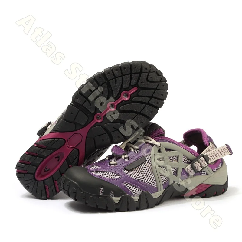 

Men's Mesh Outdoor Sandals Drawstring Closure Non-Slip Sole Breathable Quick-Dry Casual Walking Lightweight Summer Footwear