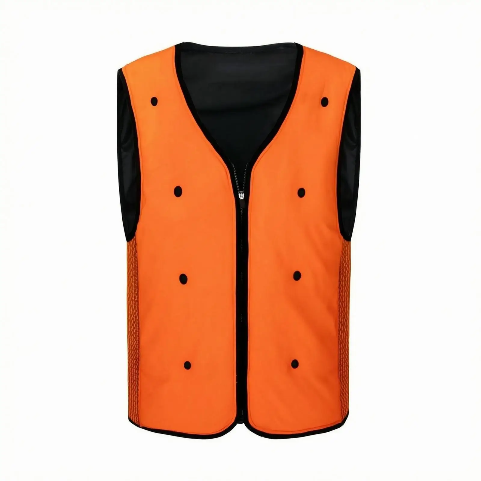 Cooling Vest Breathable Mesh Sleeveless Zip Vest Tailored Outerwear for Outdoor Wear, Workwear