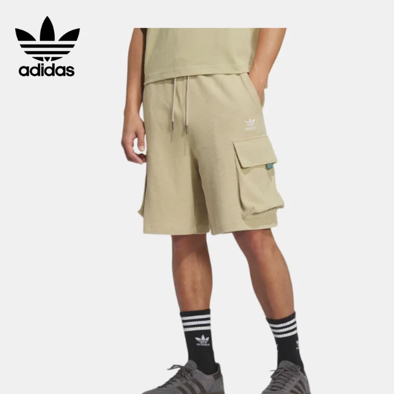 

Adidas Clover Five-point Pants Men's 2025 New Sports and Leisure Tooling Shorts KD0944