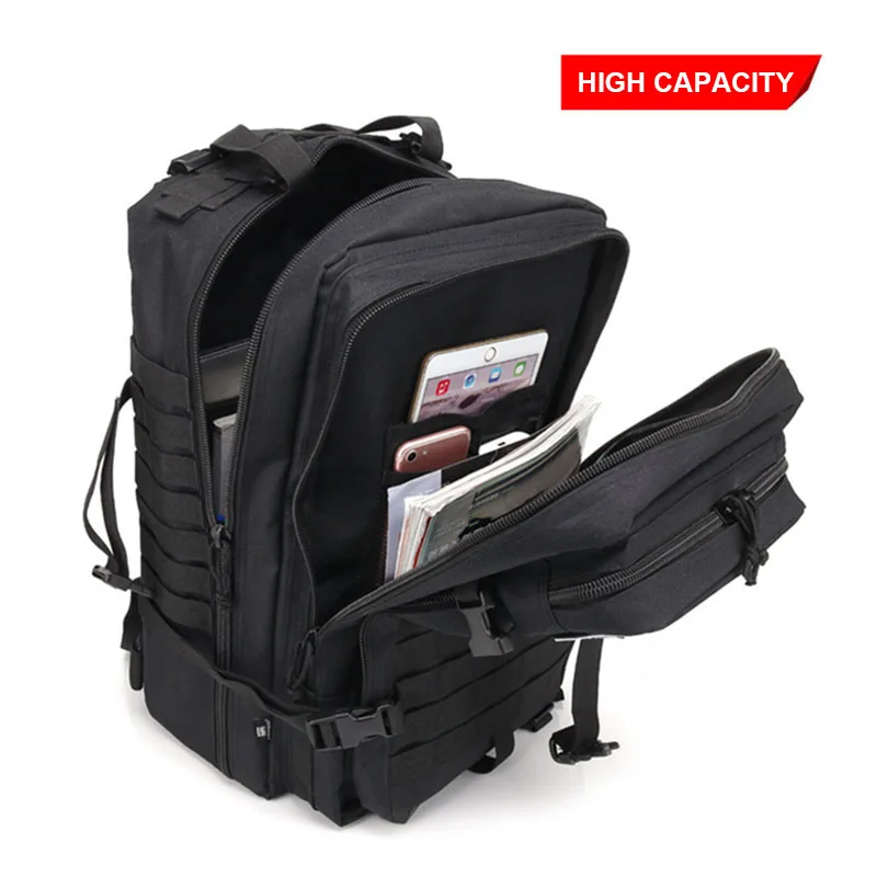 30L/50L Tactical Backpacks Men Sports Hiking Camping Rucksack Man Bag with Flag Patch Gym Crossfit Backpack 900D Nylon