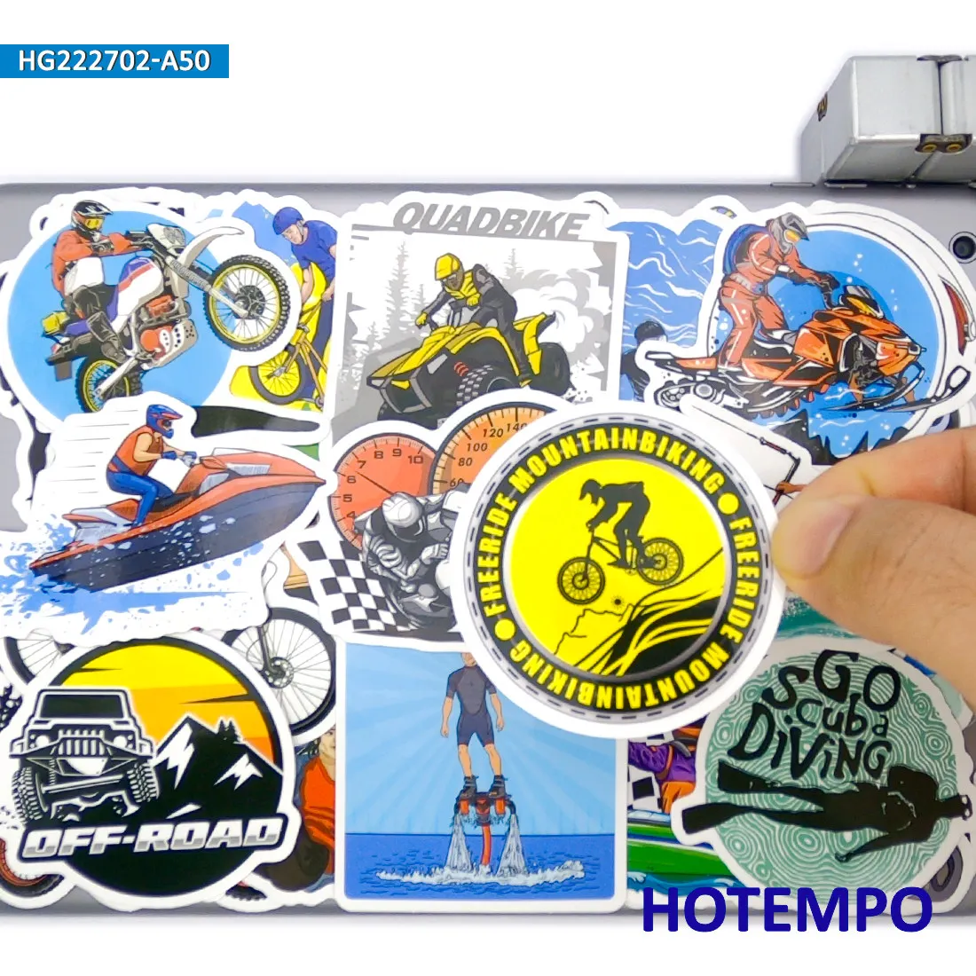 

20/30/50Pieces, Extreme Sports Stickers, OFF-ROAD Ride Climbing Surfing, Mixed Style, for DIY Creative Decoration, Funny Sticker