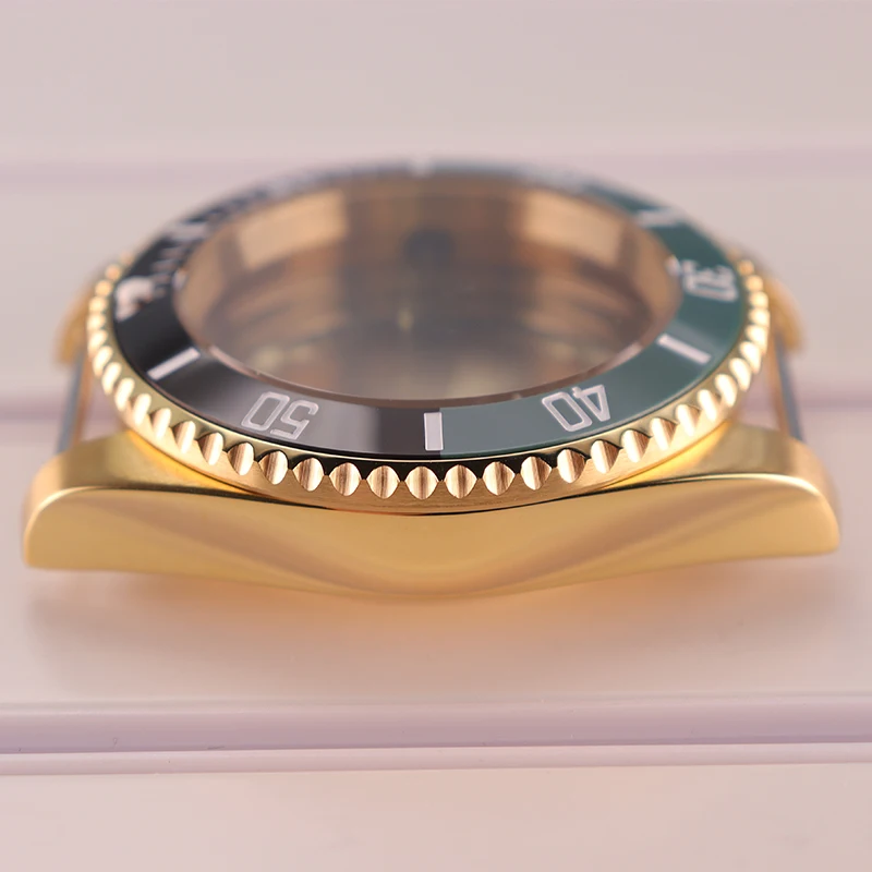NH35 electroplated water ghost modified high-end accessories sapphire calendar for NH36NH38 movement 40MM case