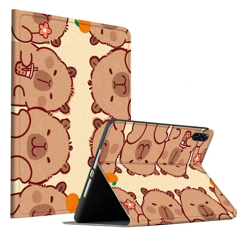 كابيبارا كارتون لطيف الفن ل الشرف الوسادة تبويب ماجيك GT GT2 6 X8 V7 V8 X9 8 9 13 X8a X9a Pro 10 12.1 12.5 بوصة حافظة كمبيوتر لوحي