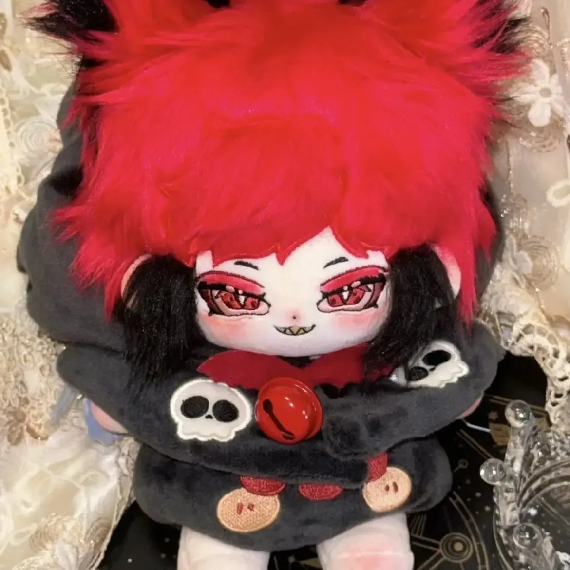 Hot Anime Ruolo Attributo Carino Alastor Boy Peluche Bambola di Cotone Farcito Corpo Vestire Vestiti Peluche Giocattoli Figure Regalo 20 cm