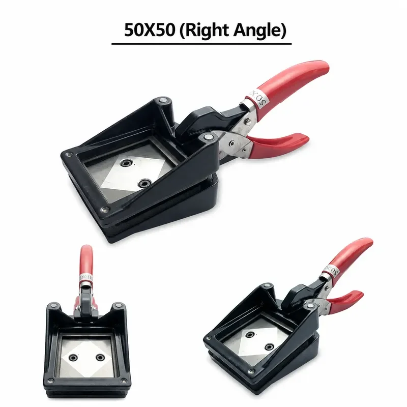 ID Photo Cutter Multi-Specification Punch Keyring Picture Die Cutter Handheld Photography Passport Plier Cutting Tool