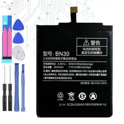 BN30 Replacement Phone Battery For Xiaomi Redmi 4A 3120Mah Long Cycle-Life Bateria