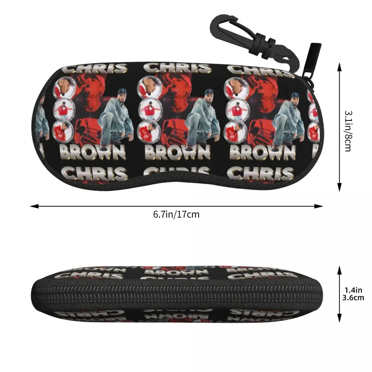 Chibis Murder Drones Uzi Doorman Fuzzy Shell Glasses Case Protector Sunglasses Box Women Men Soft Eyeglasses Bag Pouch