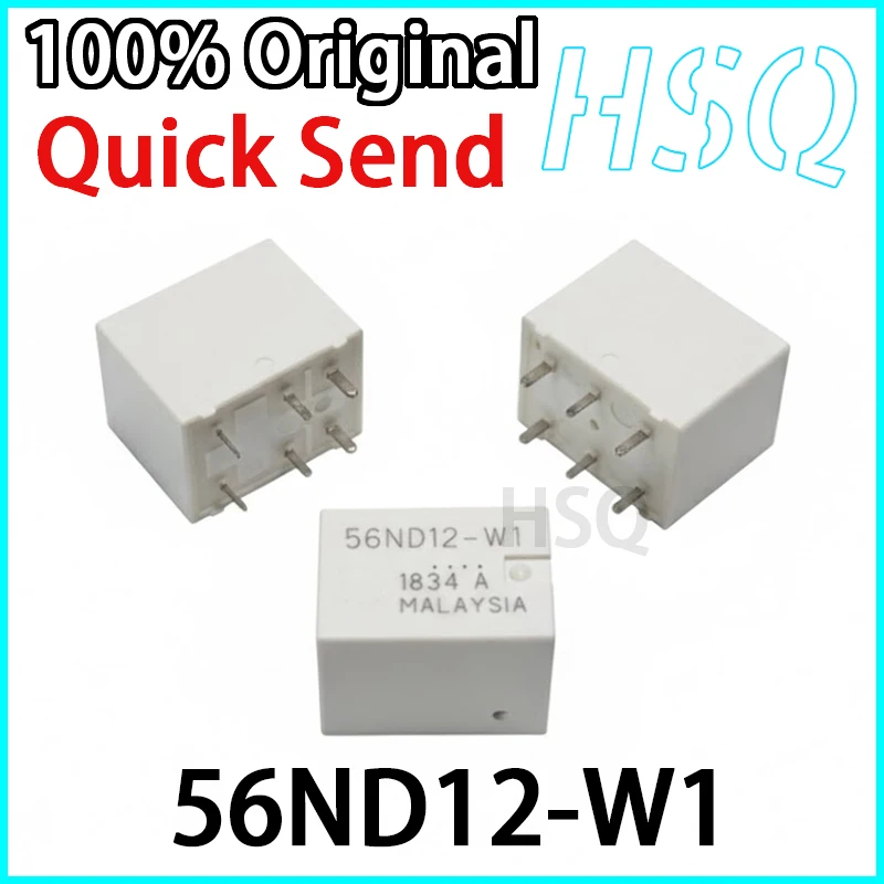 1PCS Brand New 56ND12-W1 6-pin 12VDC Automotive Relay