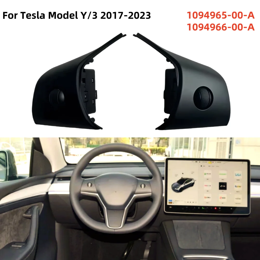 

Auto Steering Wheel Button Switch For Tesla Model Y/3 2017-2023 1094965-00-A 1094966-00-A Accessories Parts