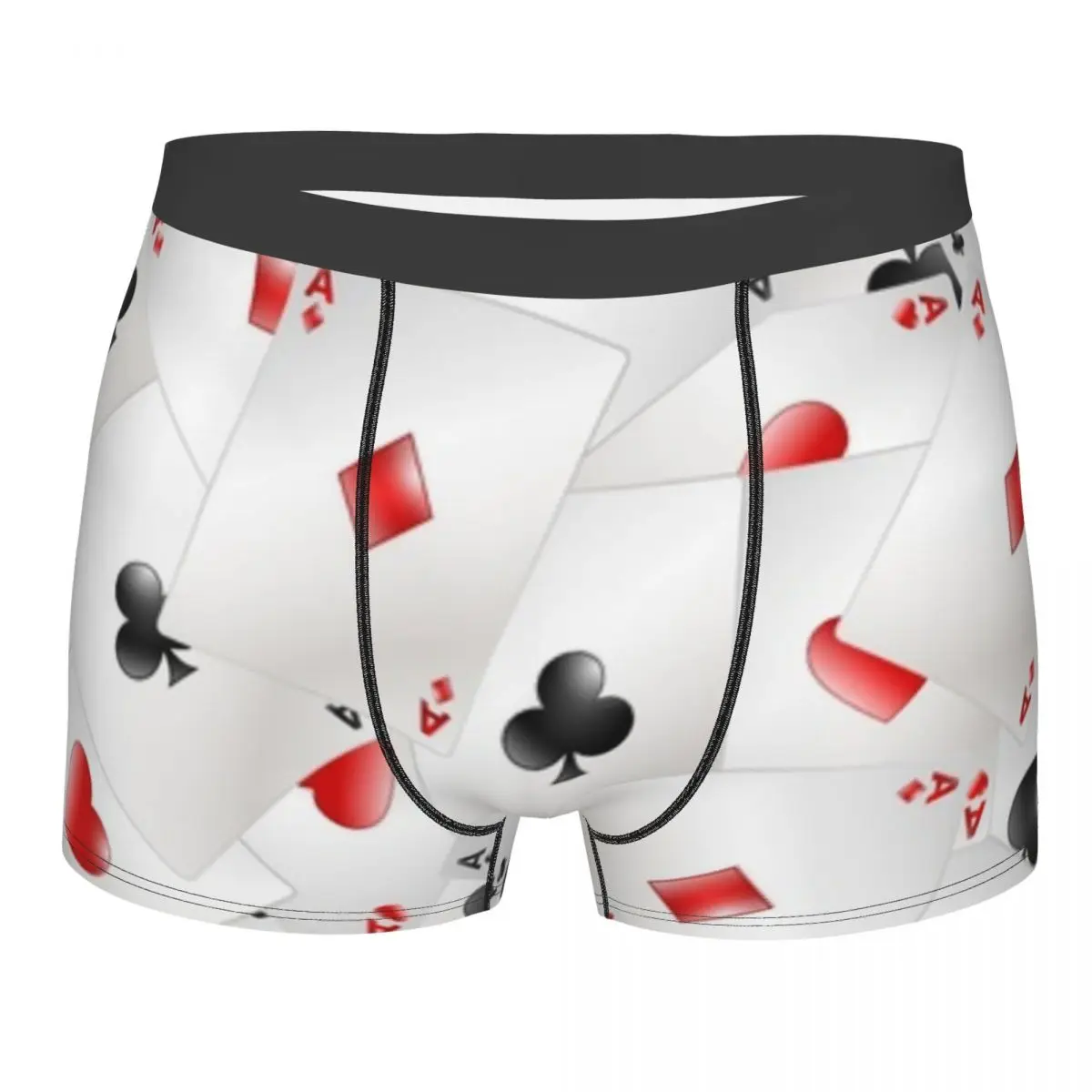 

Underwear Men Boxers Poker Aces Pattern Boxer Underwear Male Underpant Boxershort Homme