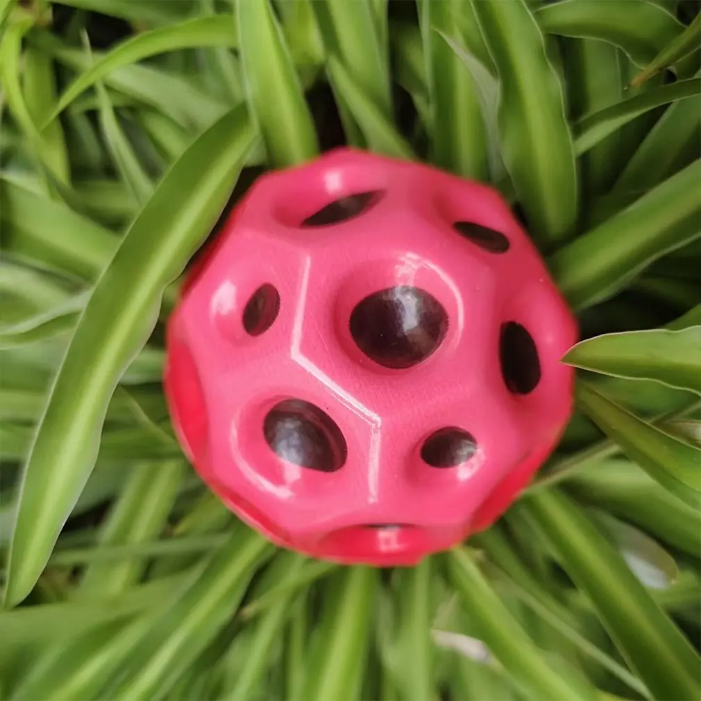 1/3 pz/lotto High Bounce Moon Ball Interaction palla rimbalzante Soft Flash Ball Jumping Rubber Ball for Children Kids Outdoor Beach Toy