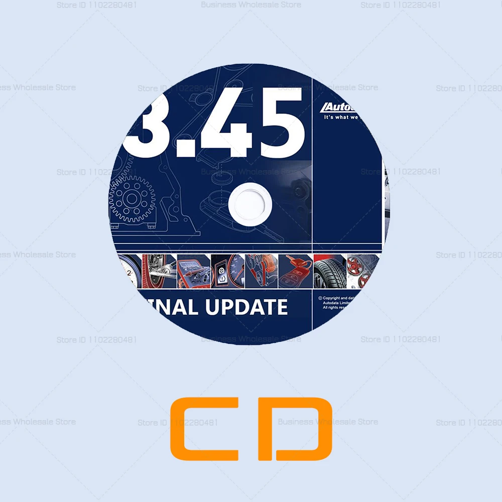 Automobil-Datenbank 2026 Auto Data 3.45 Technische Autodiagnosetools Software-Link CD USB Geeignet für Verschiedene Europäische Autos