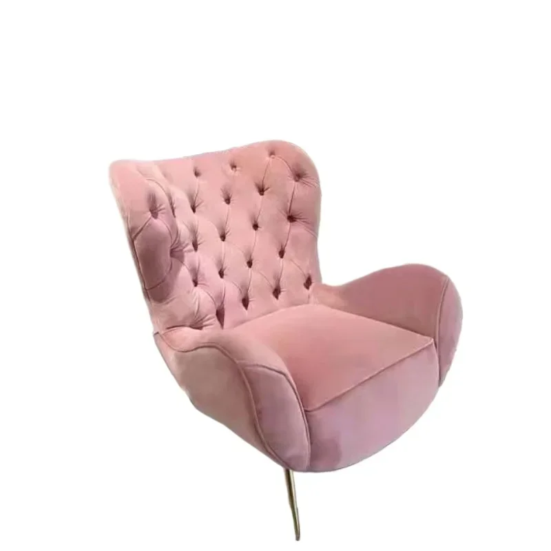 

Скандинавский свет, роскошный одиночный диван, французский розовый интернет-знаменитости, балкон, спальня, тигровый стул, американский ретро-салон красоты